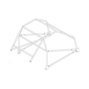 Ford Escort Mk1 (Straight door bars and sill bar) roll cage (CDS)