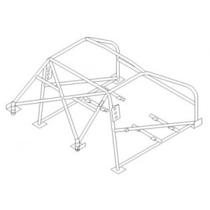 Land Rover Discovery roll cage (T45)
