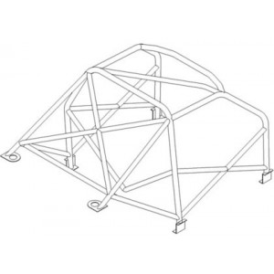 Nissan Skyline R33 roll cage (T45)